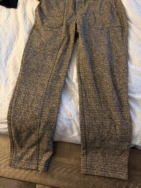 Democracy Brown and Black Herringbone Dress Trousers